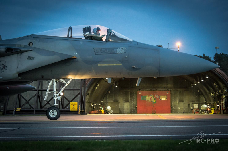 Illustration for article titled This Photo Tour Of The USAF's "Grim Reapers" F-15 Squadron Will Give You Shivers